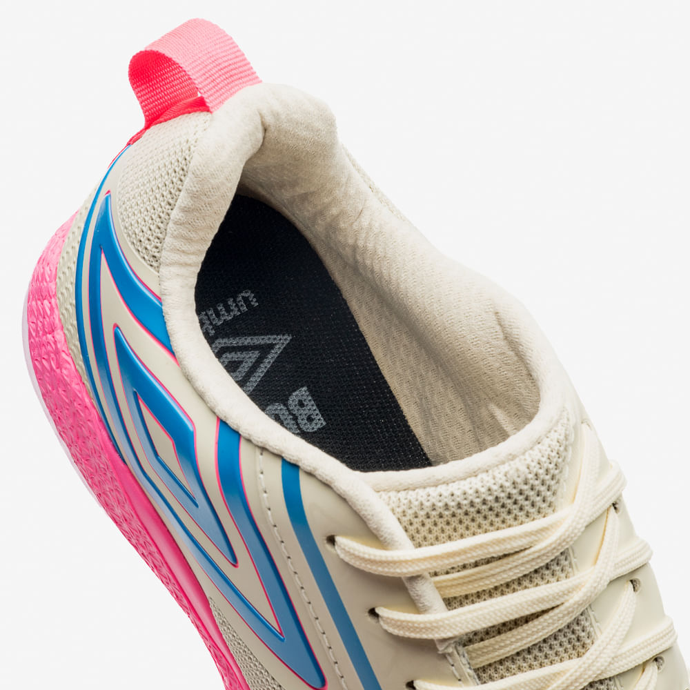 Chuteira Futsal Umbro Pro 5 Bump Rosa